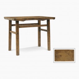 Elm Wood Console Table