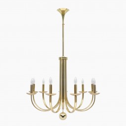 Italian Brass Chandelier