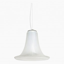 Trumpet Form Glass Pendant Light