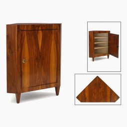 Austrian Rosewood Corner Cabinet