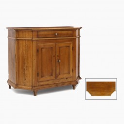 Italian Light Walnut Cabinet