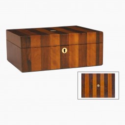 Multi-Wood Striped Box