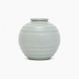 Light Green/Gray Ceramic Vase