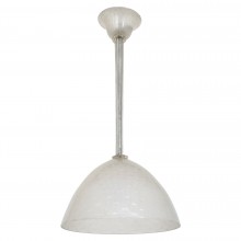 White Murano Glass Pendant Light by Seguso