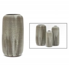 Gray Stoneware Vase