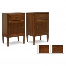 Pair of Walnut Bedside Cabinets