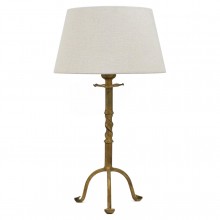 Small Gilt Iron Table Lamp