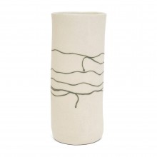 Tall Stoneware Vase