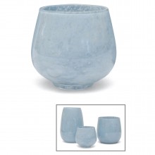 Light Blue Glass Vase