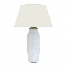 Tall White Ceramic Table Lamp