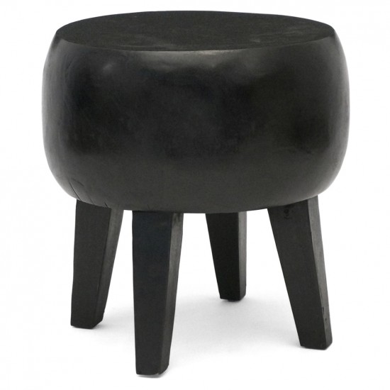 Circular Suar Wood Stool or Small Table