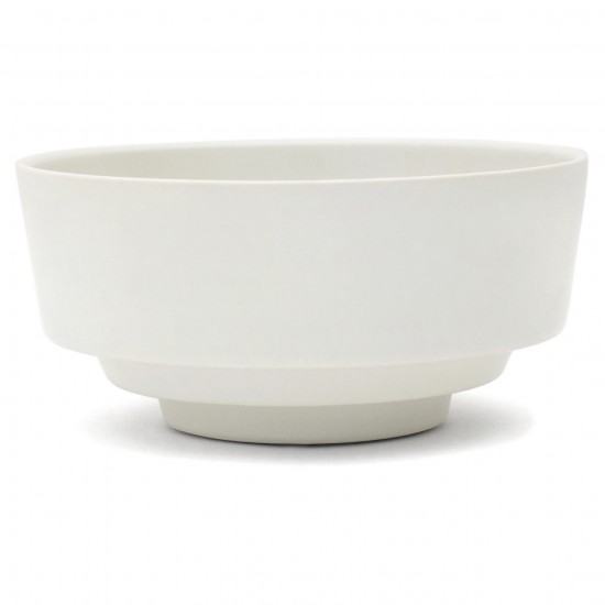 White Porcelain Stepped Bowl