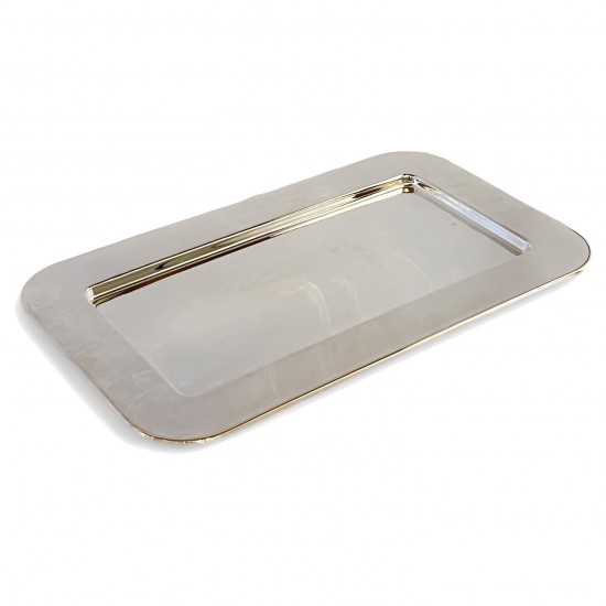 Rectangular Silver Plate Tray