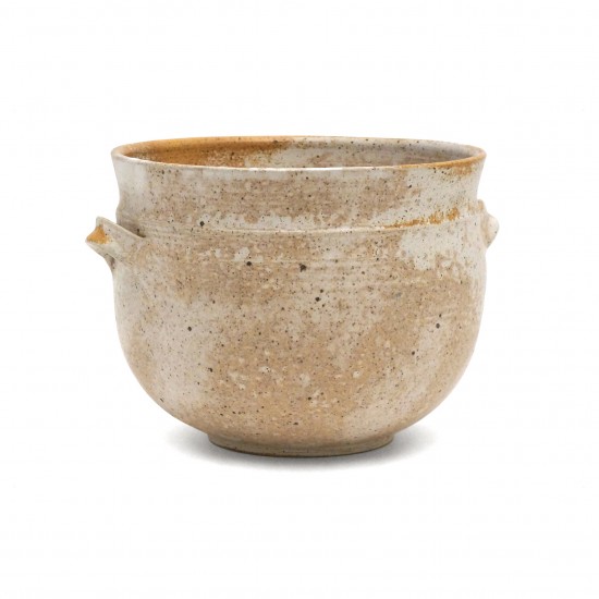 Beige Stoneware Pot