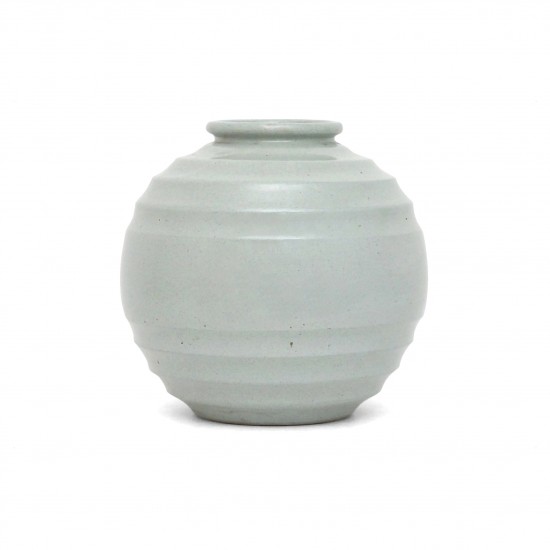 Light Green/Gray Ceramic Vase