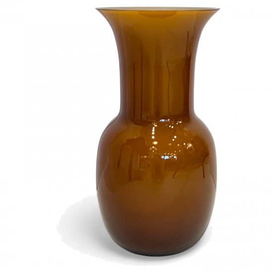 Italian Amber Glass Vase